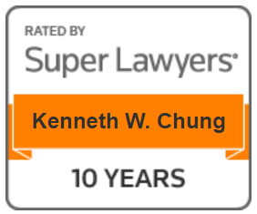 Rated By Super Lawyers | Kenneth W. Chung | 10 Years