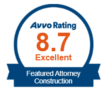 Avvo Rating | 8.7 Excellent | Featured Attorney Construction