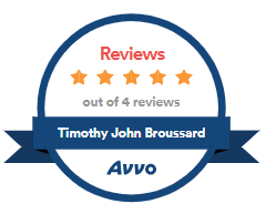 Reviews 5 Stars out of 4 reviews | Timothy John Broussard | Avvo